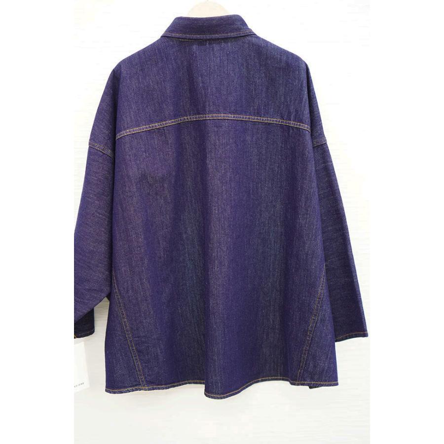 PASSIONE パシオーネ レディース ワイドシルエット デニムシャツ 春秋冬シーズン 616413 | PASSIONE | 11