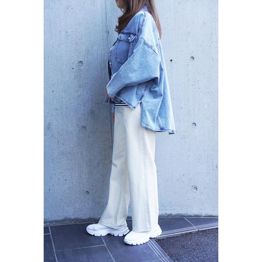 PASSIONE パシオーネ レディース ワイドシルエット デニムシャツ 春秋冬シーズン 616413 | PASSIONE | 04