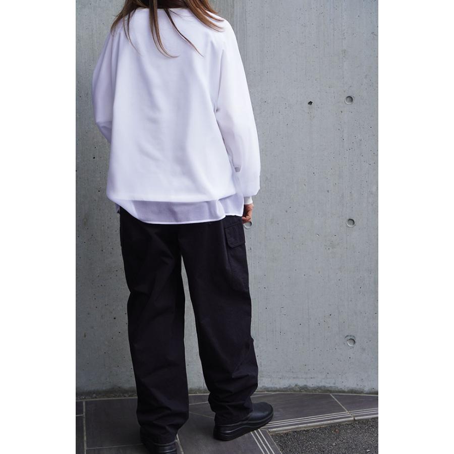 PASSIONE パシオーネ シアー レイヤード 長袖カットソー きれいめコーデ 大人カジュアル 616942 | PASSIONE | 03