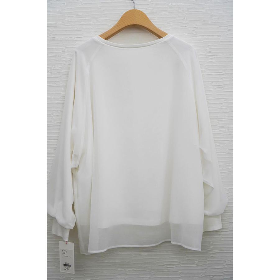 PASSIONE パシオーネ シアー レイヤード 長袖カットソー きれいめコーデ 大人カジュアル 616942 | PASSIONE | 09