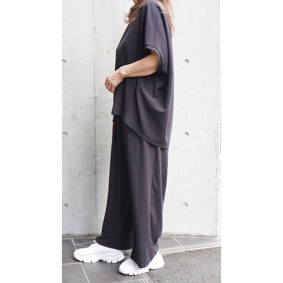 cafune カフネ ジョーゼット ワイドパンツ レディース 春夏シーズン ウエストゴム フリーサイズ セットアップ可 625620/635620 | Cafune | 09