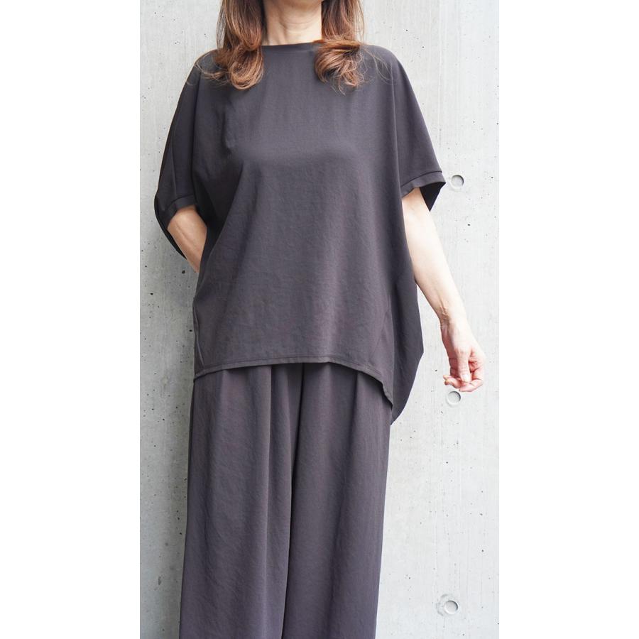 cafune カフネ ジョーゼット 半袖カットソー レディース 春夏シーズン ドルマンスリーブ フリーサイズ セットアップ可 625904 | Cafune | 04