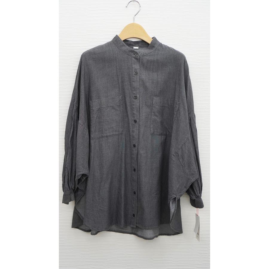 PASSIONE パシオーネ シアー デニムシャツ レディース 春夏シーズン ノーカラー 全3色フリーサイズ 626913 | PASSIONE | 09