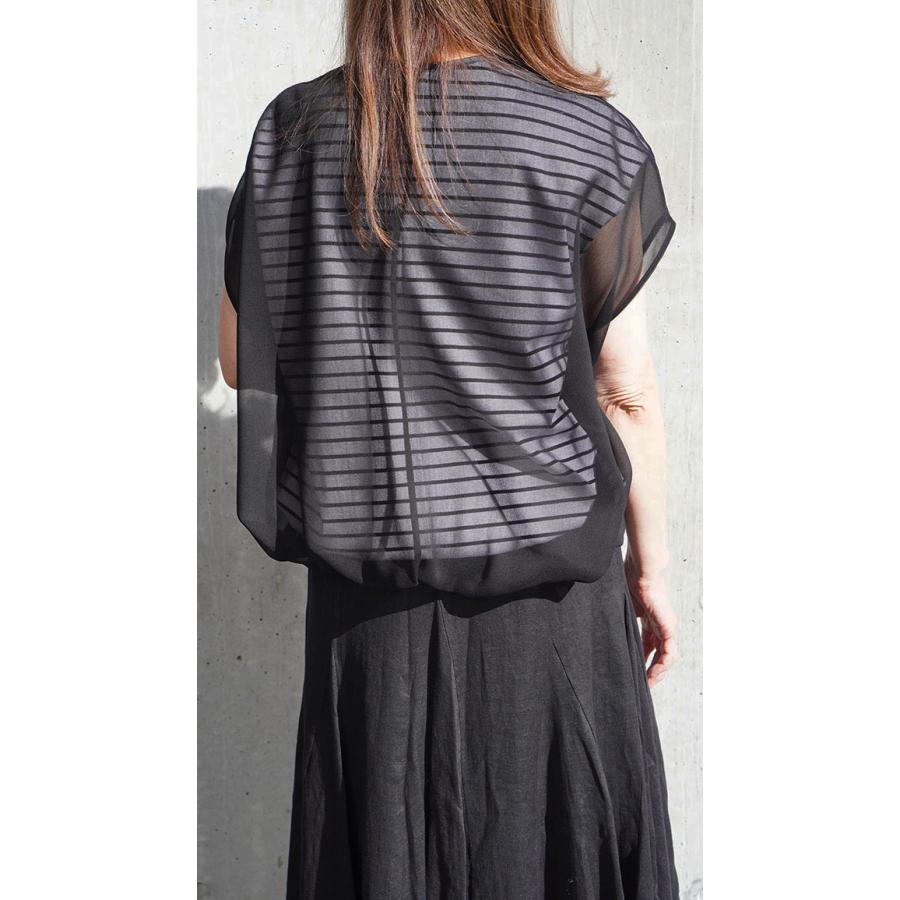 PASSIONE パシオーネ シアーレイヤード プルオーバー レディース 春夏シーズン フレンチスリーブ 全4色 626934 | PASSIONE | 08