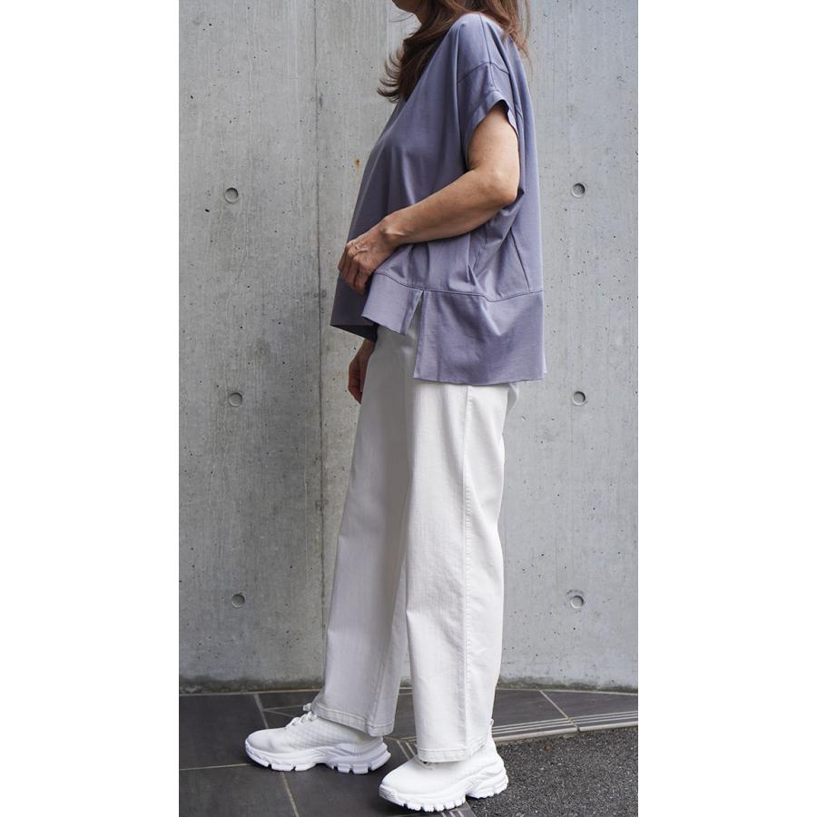 【再入荷】PASSIONE パシオーネ 半袖カットソー レディース 春夏シーズン ゆったりシルエット フリーサイズ 626937 | PASSIONE | 03
