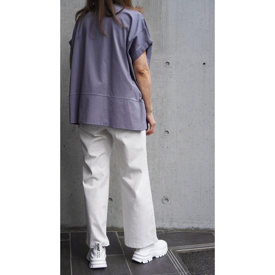 【再入荷】PASSIONE パシオーネ 半袖カットソー レディース 春夏シーズン ゆったりシルエット フリーサイズ 626937 | PASSIONE | 04