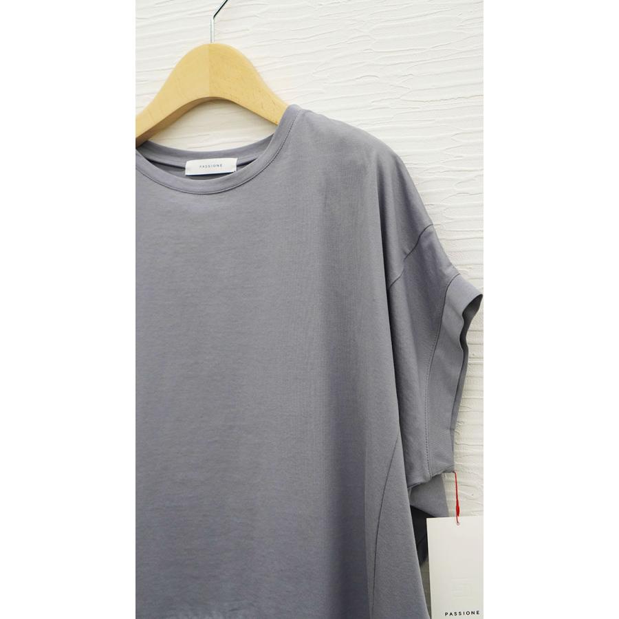 【再入荷】PASSIONE パシオーネ 半袖カットソー レディース 春夏シーズン ゆったりシルエット フリーサイズ 626937 | PASSIONE | 07