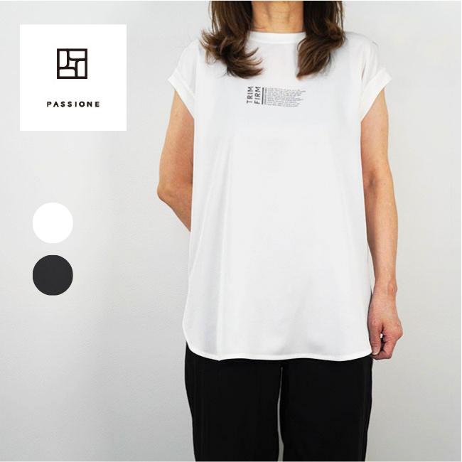 【20％OFF】PASSIONE パシオーネ レディースカットソー ノースリーブTシャツ 涼しい しわにならない 春夏 626984 | PASSIONE