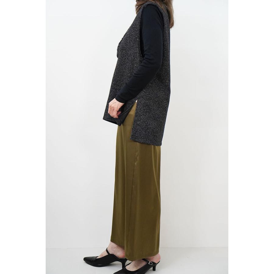 cafune カフネ レディース サテン スカート 上品 光沢 ストレッチ 大人ファッション 2026AW 秋冬シーズン 635612 | Cafune | 02