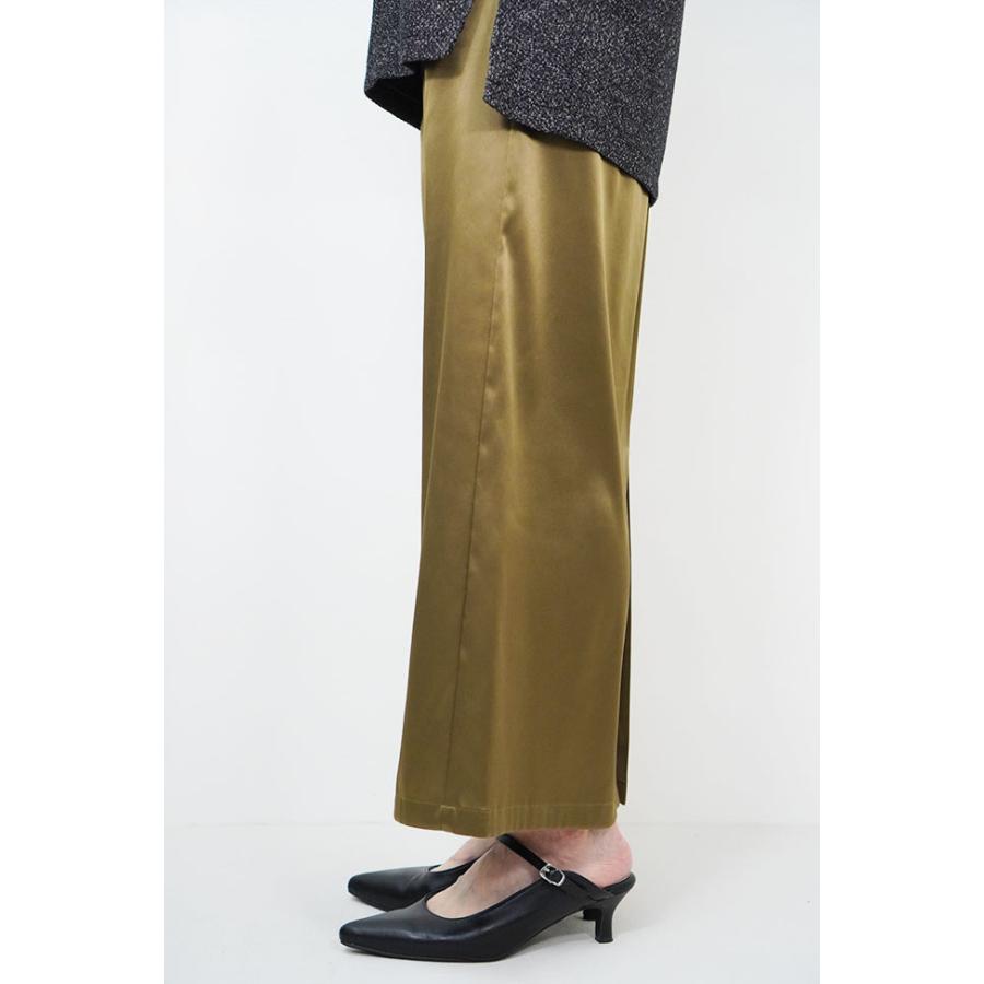 cafune カフネ レディース サテン スカート 上品 光沢 ストレッチ 大人ファッション 2026AW 秋冬シーズン 635612 | Cafune | 05