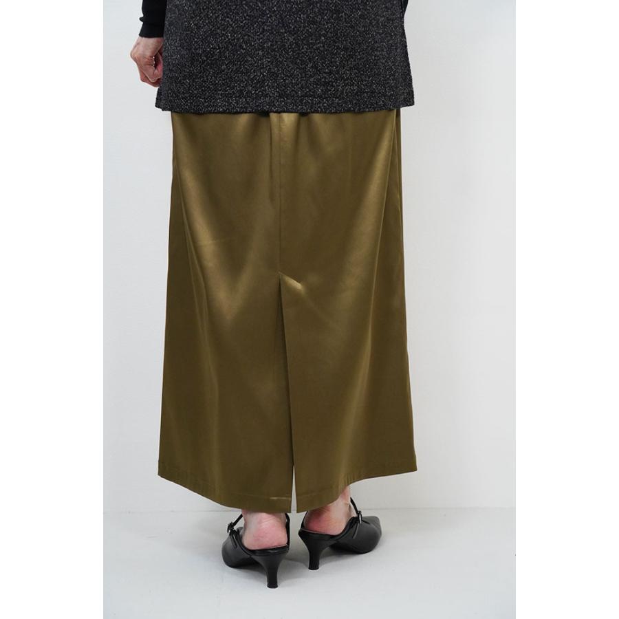 cafune カフネ レディース サテン スカート 上品 光沢 ストレッチ 大人ファッション 2026AW 秋冬シーズン 635612 | Cafune | 06