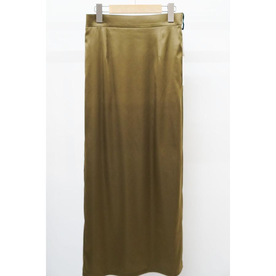 cafune カフネ レディース サテン スカート 上品 光沢 ストレッチ 大人ファッション 2026AW 秋冬シーズン 635612 | Cafune | 09