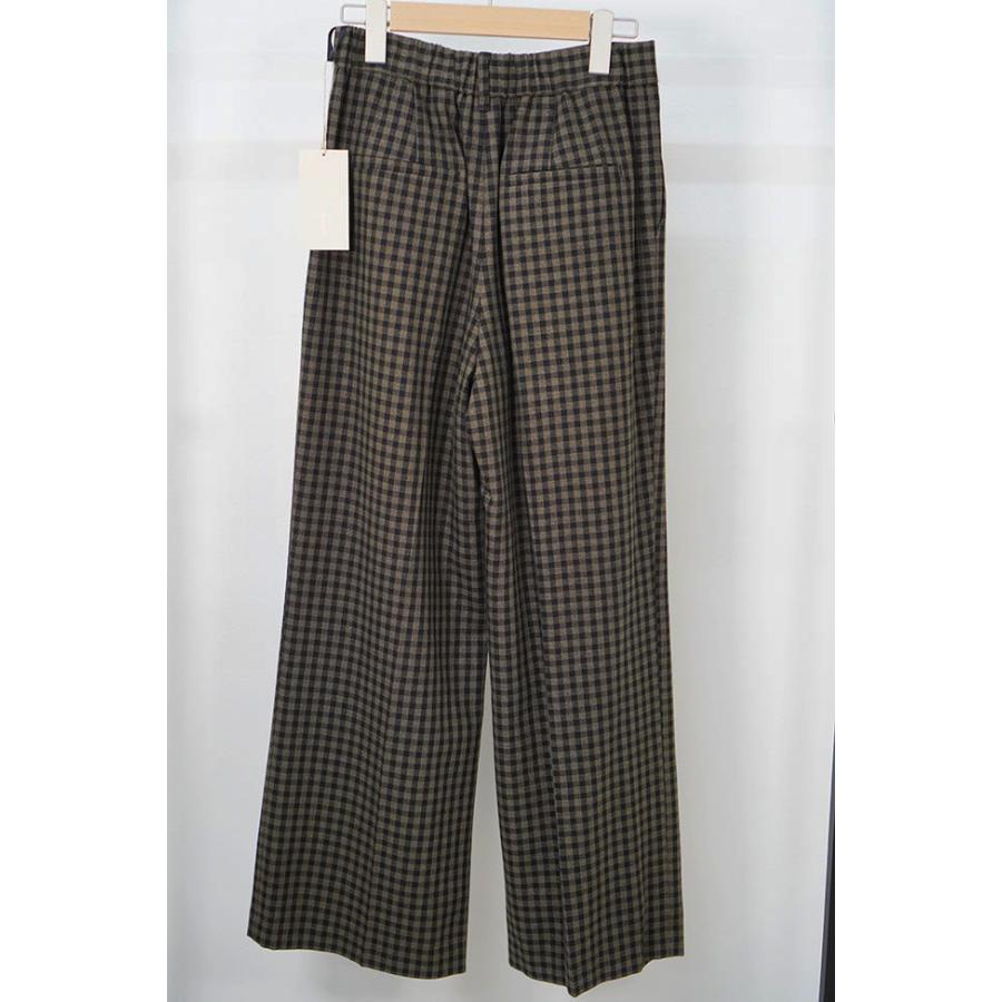 cafune カフネ ウール混 チェック柄 ワイドパンツ ツータック 2026AW 秋冬シーズン 全2色 レトロ クラシック 635640 | Cafune | 11
