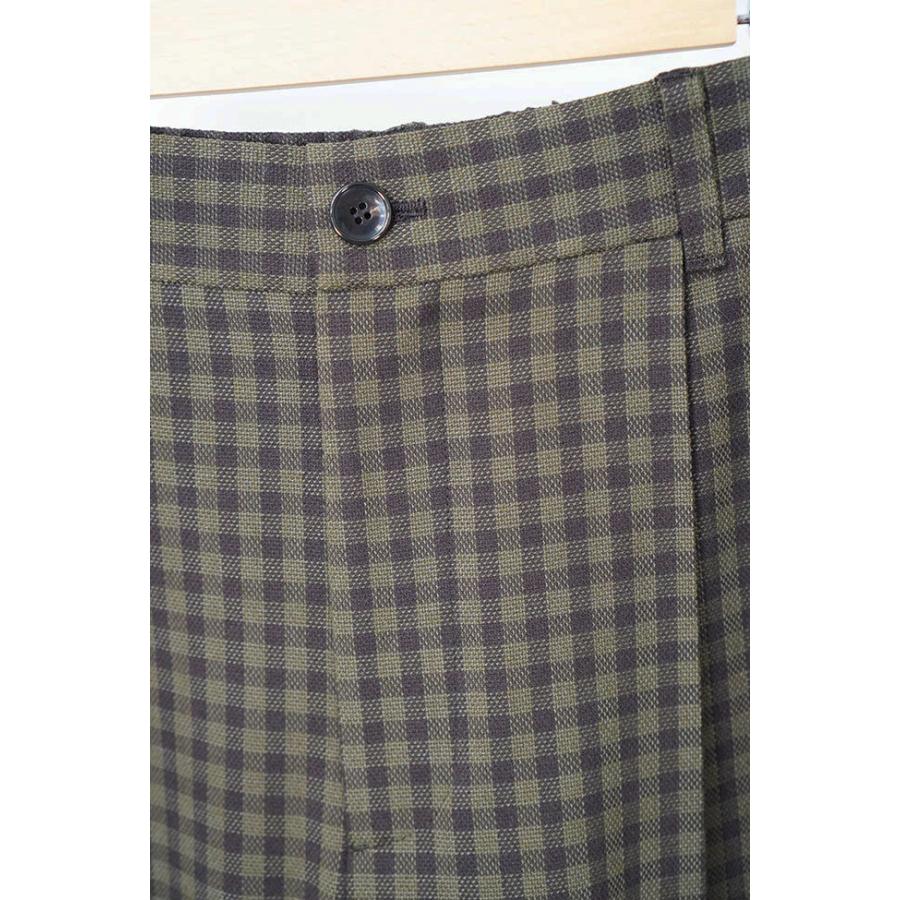 cafune カフネ ウール混 チェック柄 ワイドパンツ ツータック 2026AW 秋冬シーズン 全2色 レトロ クラシック 635640 | Cafune | 13