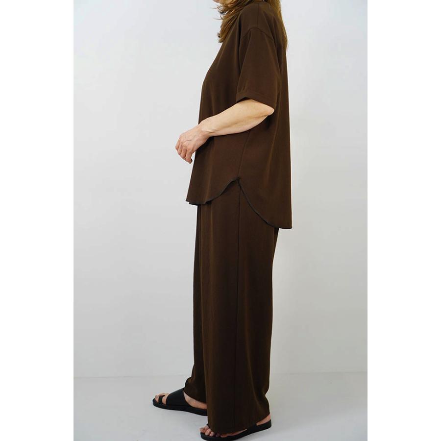 cafune カフネ ジョーゼット 半袖カットソー レディースカットソー さらさら セットアップ可 春夏 635902 | Cafune | 02