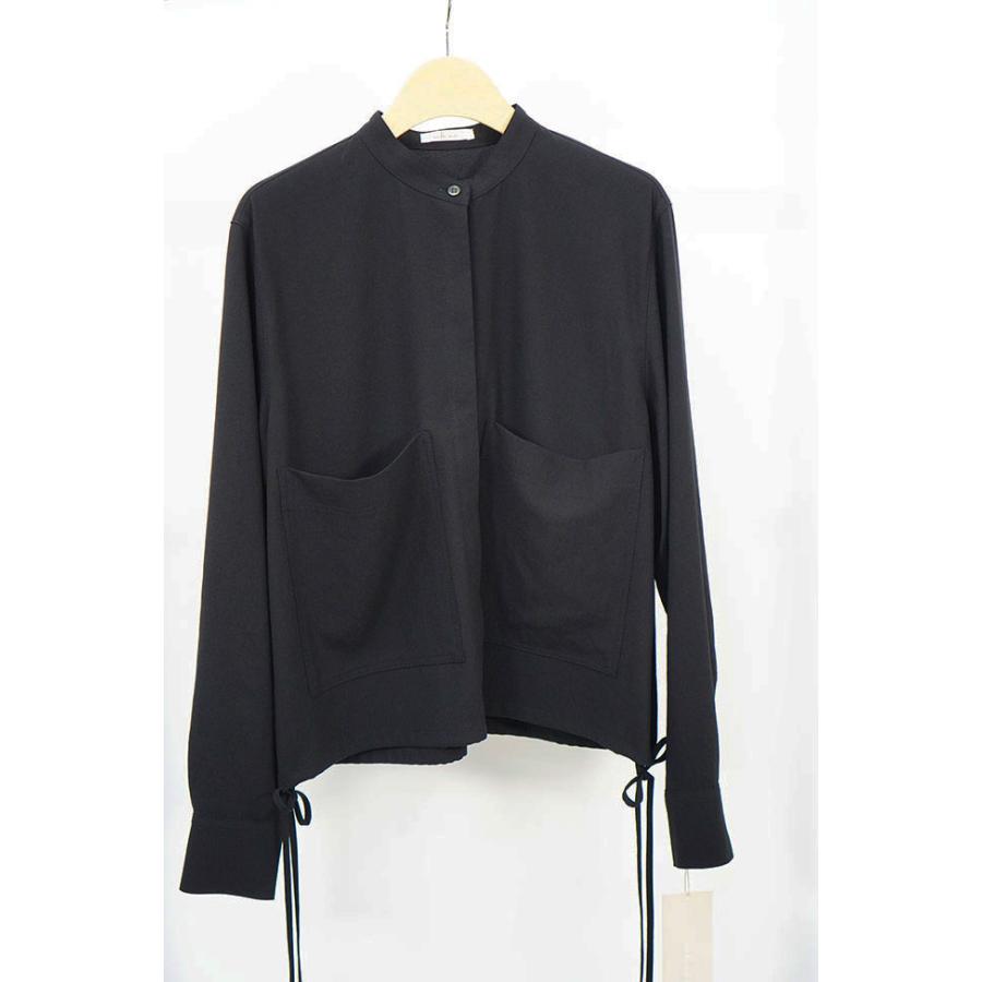 Cafune カフネ ジョーゼット素材 ノーカラー シャツブラウス レディースシャツブラウス 春秋シーズン さらさら 全3色 635912 | Cafune | 12