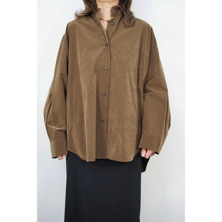 cafune カフネ スエード調 タフタ シャツジャケット ドルマン レディースシャツ 2026AW 秋冬シーズン 全3色 635937 | Cafune | 04