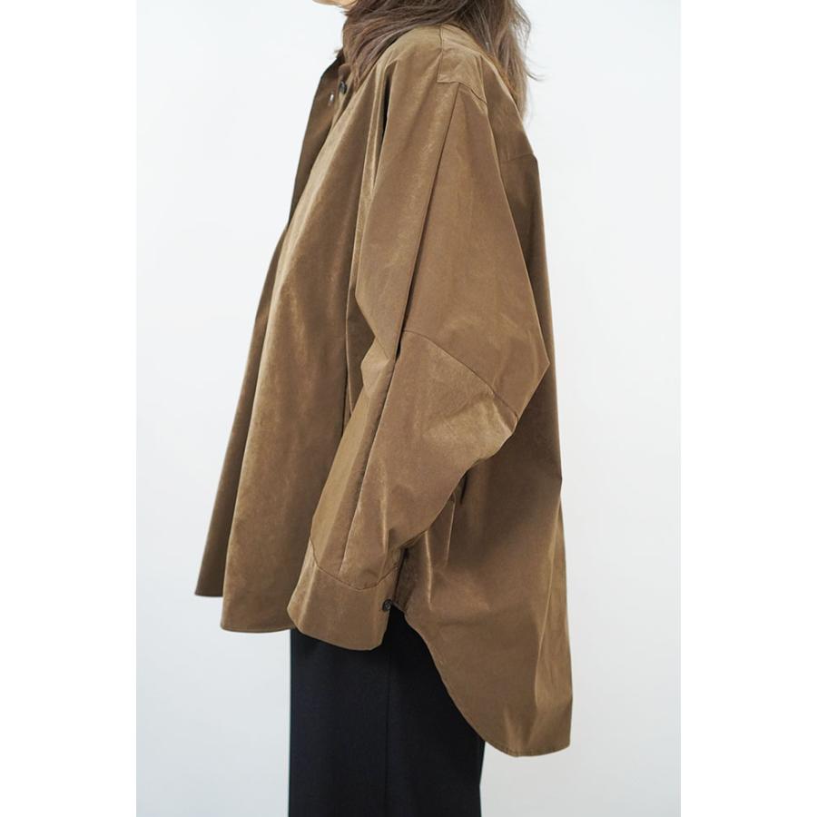 cafune カフネ スエード調 タフタ シャツジャケット ドルマン レディースシャツ 2026AW 秋冬シーズン 全3色 635937 | Cafune | 05