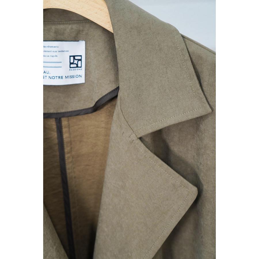 PASSIONE パシオーネ ピーチスキン トレンチコート 2026AW 秋冬シーズン 全2色 大人コーデ 636412 | PASSIONE | 10