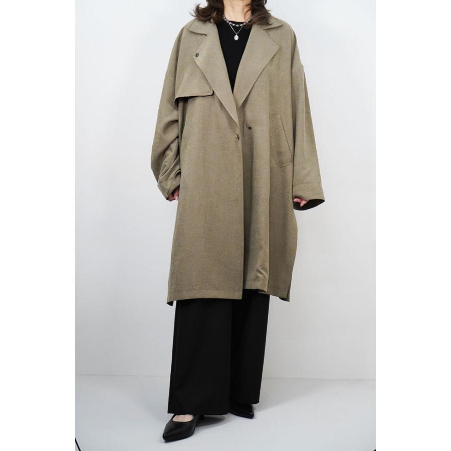 PASSIONE パシオーネ ピーチスキン トレンチコート 2026AW 秋冬シーズン 全2色 大人コーデ 636412 | PASSIONE | 01