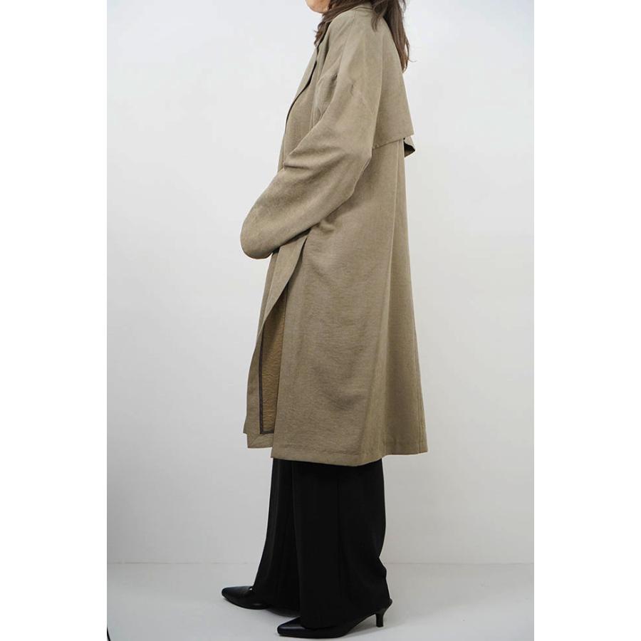 PASSIONE パシオーネ ピーチスキン トレンチコート 2026AW 秋冬シーズン 全2色 大人コーデ 636412 | PASSIONE | 02
