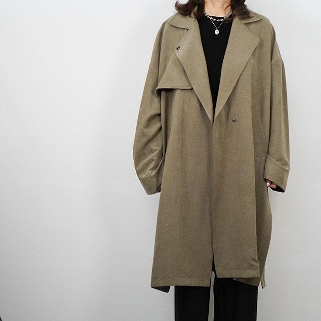PASSIONE パシオーネ ピーチスキン トレンチコート 2026AW 秋冬シーズン 全2色 大人コーデ 636412 | PASSIONE | 04