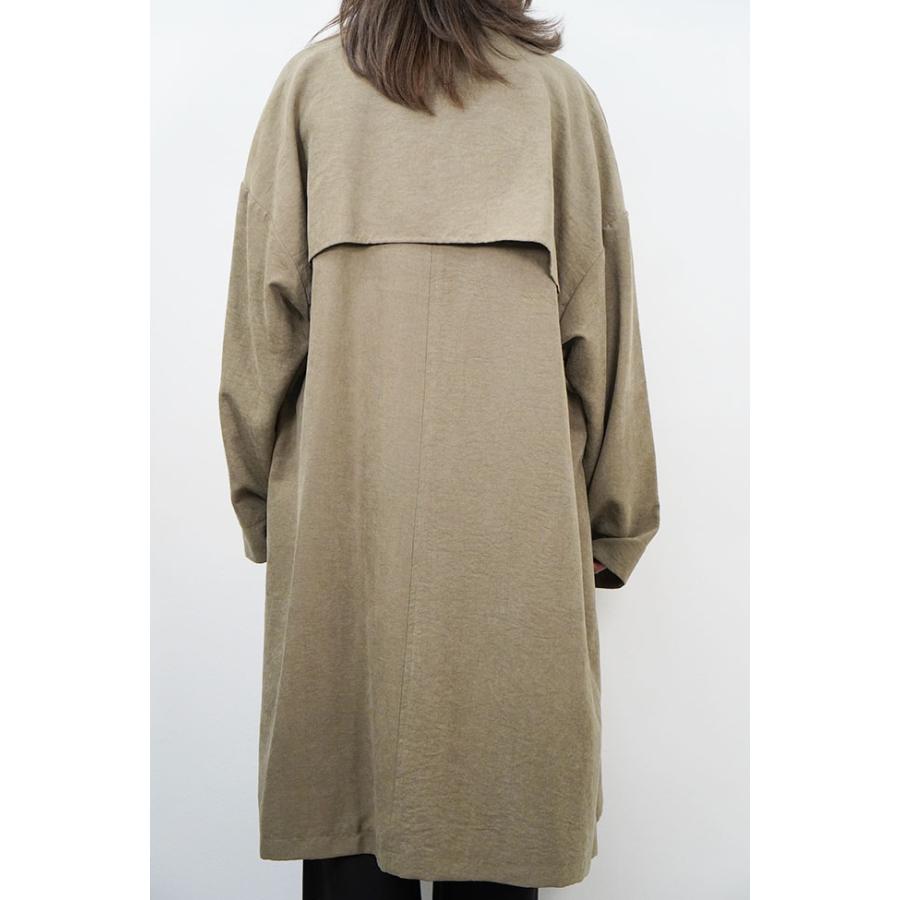 PASSIONE パシオーネ ピーチスキン トレンチコート 2026AW 秋冬シーズン 全2色 大人コーデ 636412 | PASSIONE | 07