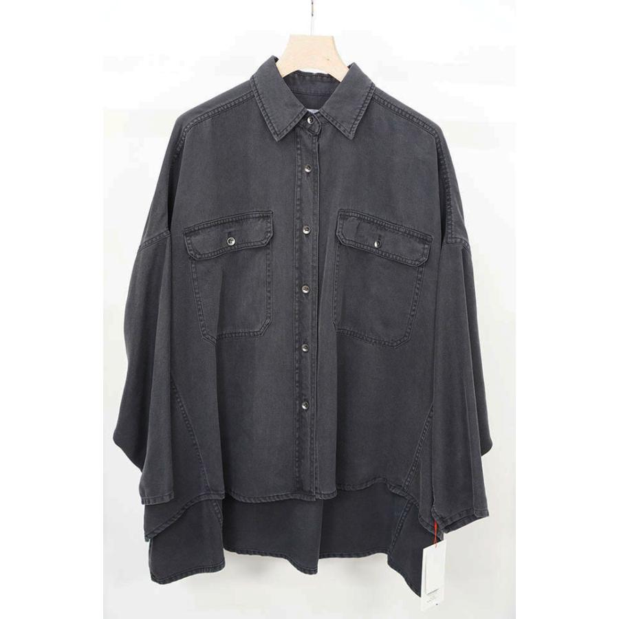 PASSIONE パシオーネ デニムシャツ レディース ワイドシルエット 体型カバー 羽織り セットアップ可 646609 | PASSIONE | 17