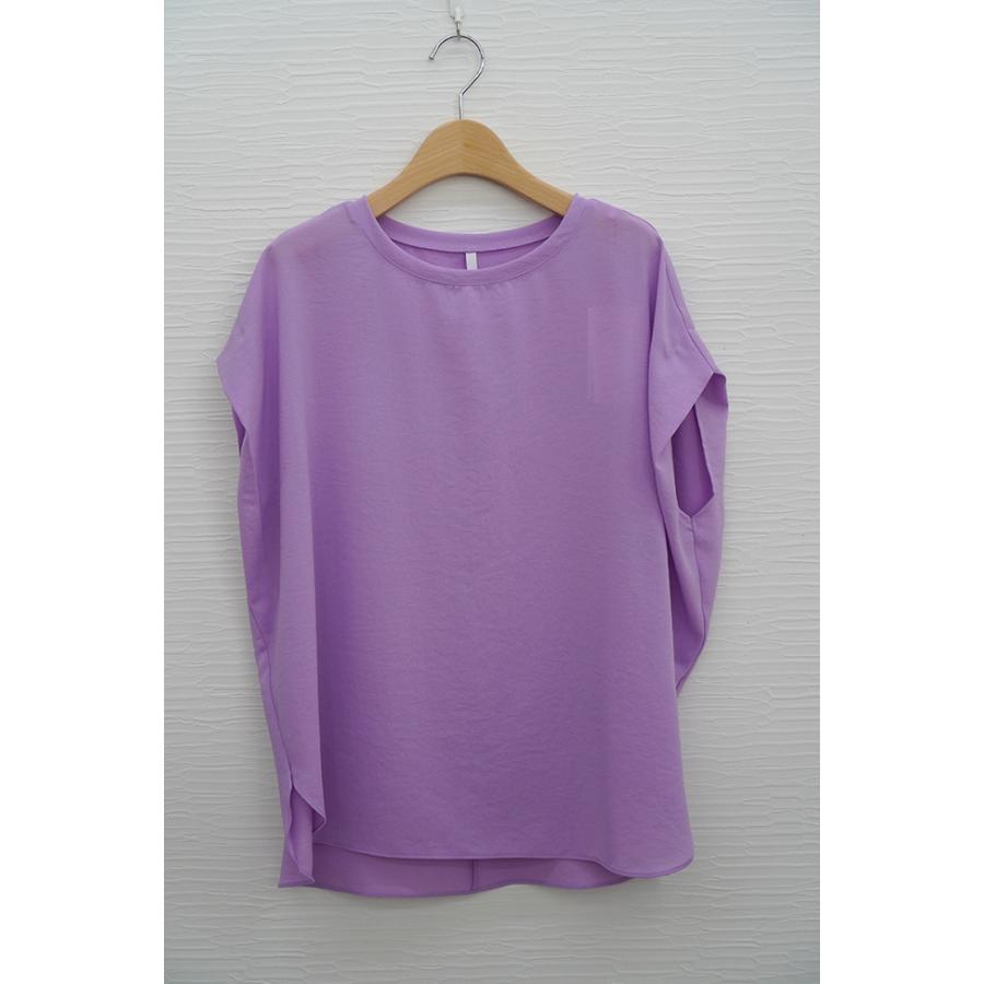 20%OFF Dignite collier ディニテコリエ さらさら素材　フレンチスリーブ　無地カットソ―　80255041 | Dignite collier | 16