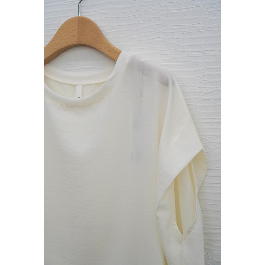 20%OFF Dignite collier ディニテコリエ さらさら素材　フレンチスリーブ　無地カットソ―　80255041 | Dignite collier | 19