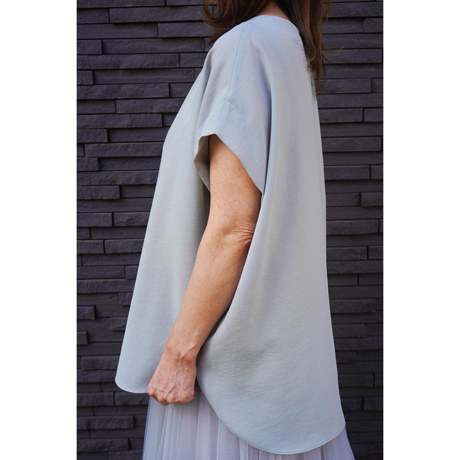 20%OFF Dignite collier ディニテコリエ さらさら素材　フレンチスリーブ　無地カットソ―　80255041 | Dignite collier | 02