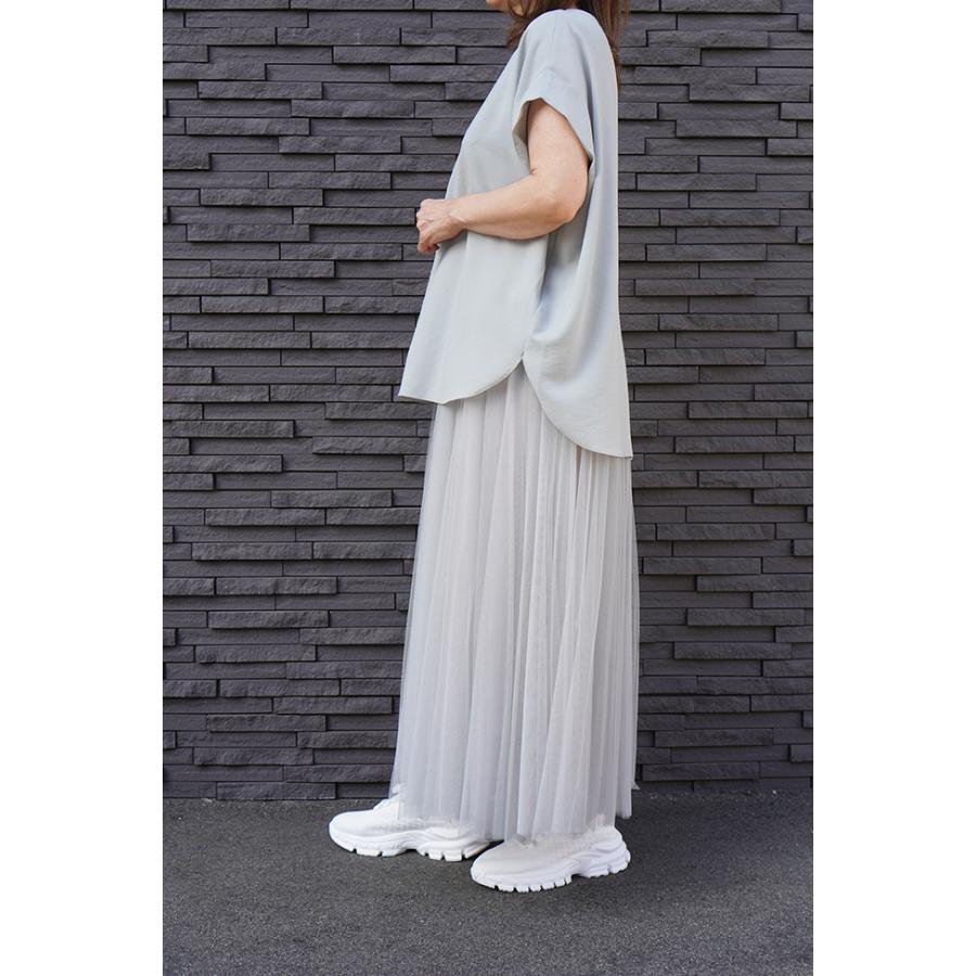 20%OFF Dignite collier ディニテコリエ さらさら素材　フレンチスリーブ　無地カットソ―　80255041 | Dignite collier | 04