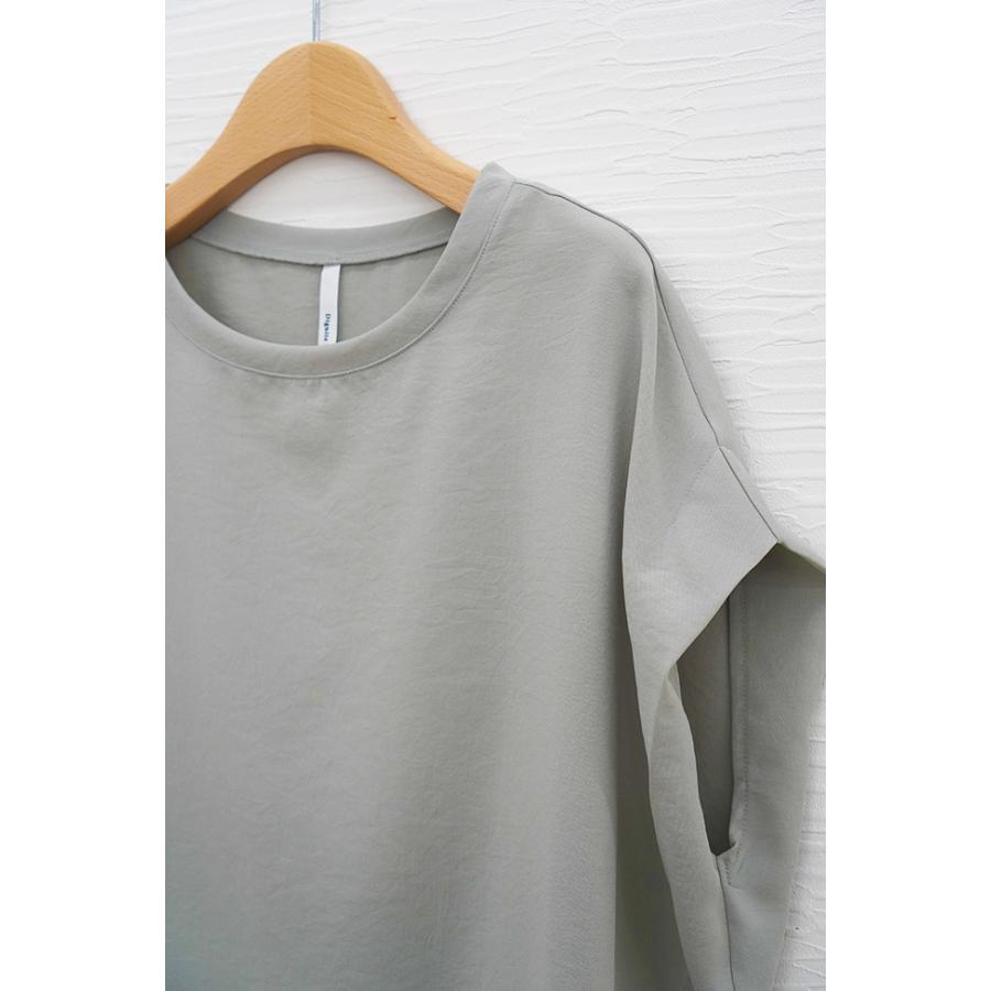 20%OFF Dignite collier ディニテコリエ さらさら素材　フレンチスリーブ　無地カットソ―　80255041 | Dignite collier | 07