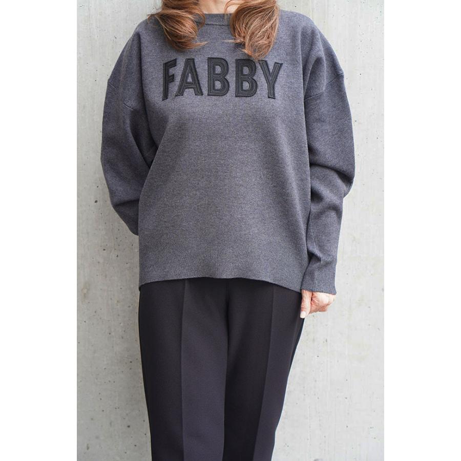 Dignite collier（ディニテコリエ） フェルトロゴニットプルオーバー