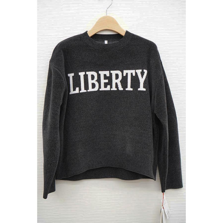 DigniteCollier ディニテコリエ ベロアモールロゴニット レディースニット 秋冬ニット ピンク チャコール 80256357 | Dignite collier | 14