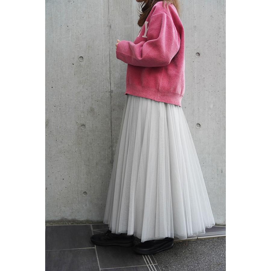 DigniteCollier ディニテコリエ ベロアモールロゴニット レディースニット 秋冬ニット ピンク チャコール 80256357 | Dignite collier | 04