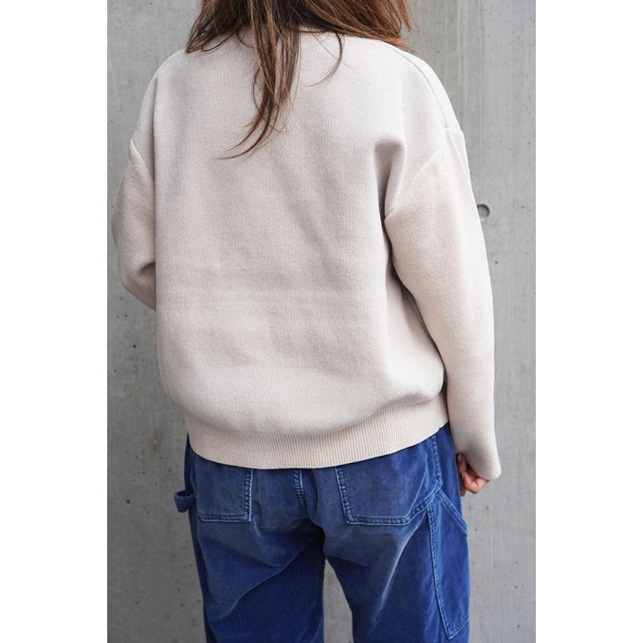 DigniteCollier ディニテコリエ ベロアモールロゴニット レディースニット 秋冬ニット ピンク チャコール 80256357 | Dignite collier | 08