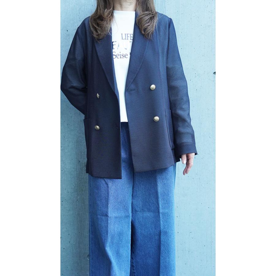 DigniteCollier ディニテコリエ レディース ダブルジャケット メッシュ素材 春夏シーズン オフィスカジュアル オケージョン きれいめ 80257200 | Dignite collier | 10