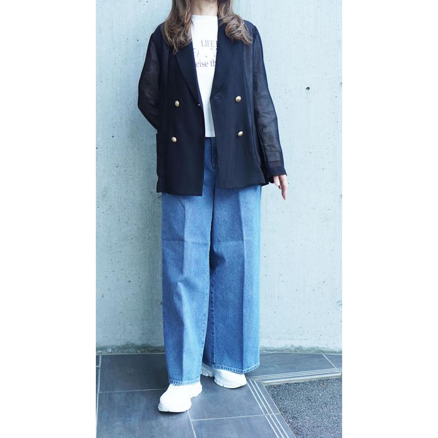 DigniteCollier ディニテコリエ レディース ダブルジャケット メッシュ素材 春夏シーズン オフィスカジュアル オケージョン きれいめ 80257200 | Dignite collier | 13