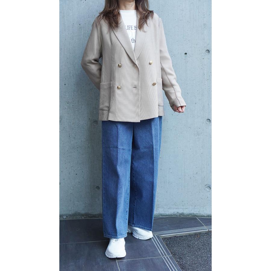 DigniteCollier ディニテコリエ レディース ダブルジャケット メッシュ素材 春夏シーズン オフィスカジュアル オケージョン きれいめ 80257200 | Dignite collier | 01