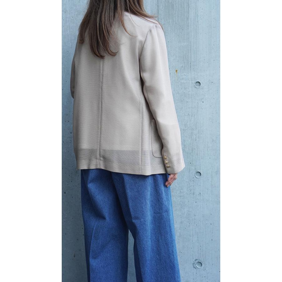 DigniteCollier ディニテコリエ レディース ダブルジャケット メッシュ素材 春夏シーズン オフィスカジュアル オケージョン きれいめ 80257200 | Dignite collier | 06