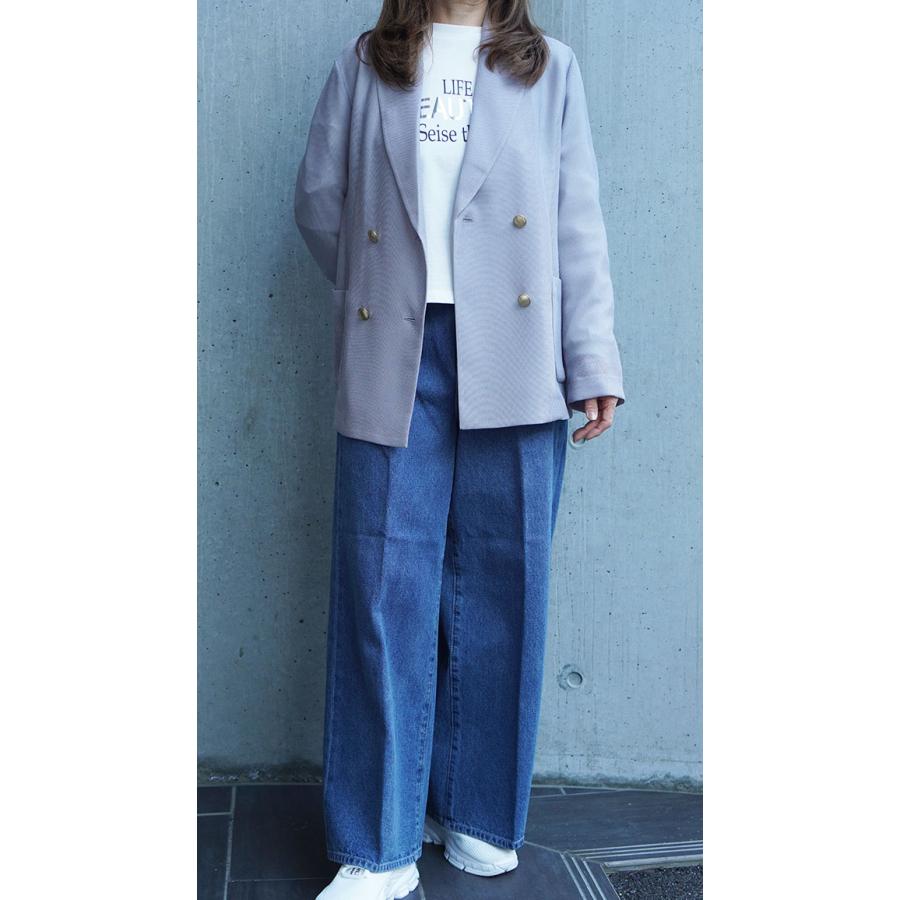 DigniteCollier ディニテコリエ レディース ダブルジャケット メッシュ素材 春夏シーズン オフィスカジュアル オケージョン きれいめ 80257200 | Dignite collier | 07