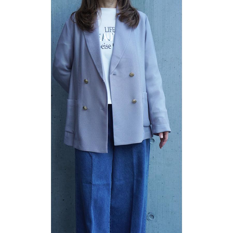 DigniteCollier ディニテコリエ レディース ダブルジャケット メッシュ素材 春夏シーズン オフィスカジュアル オケージョン きれいめ 80257200 | Dignite collier | 08