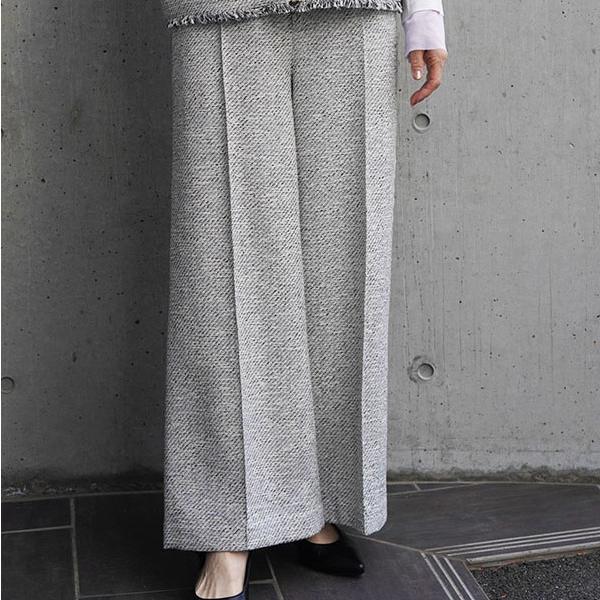 dignite collier ディニテコリエ レディース ツイード ラインパンツ カジュアル オケージョン 80267010 | Dignite collier