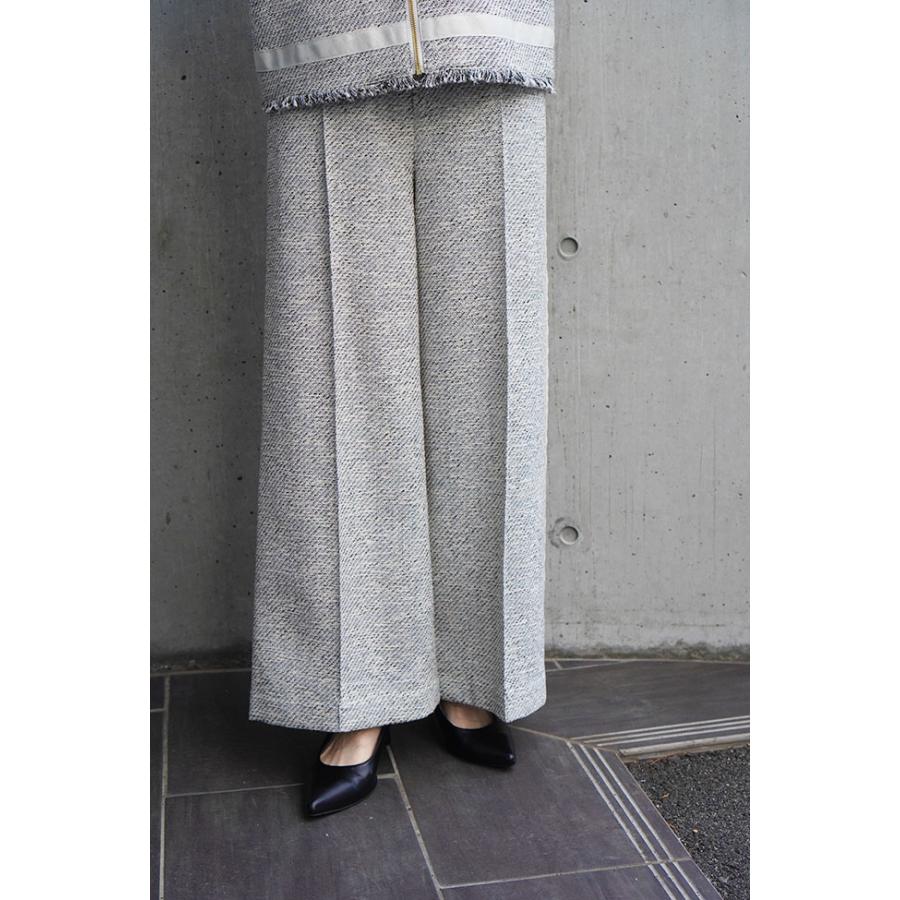 dignite collier ディニテコリエ レディース ツイード ラインパンツ カジュアル オケージョン 80267010 | Dignite collier | 01