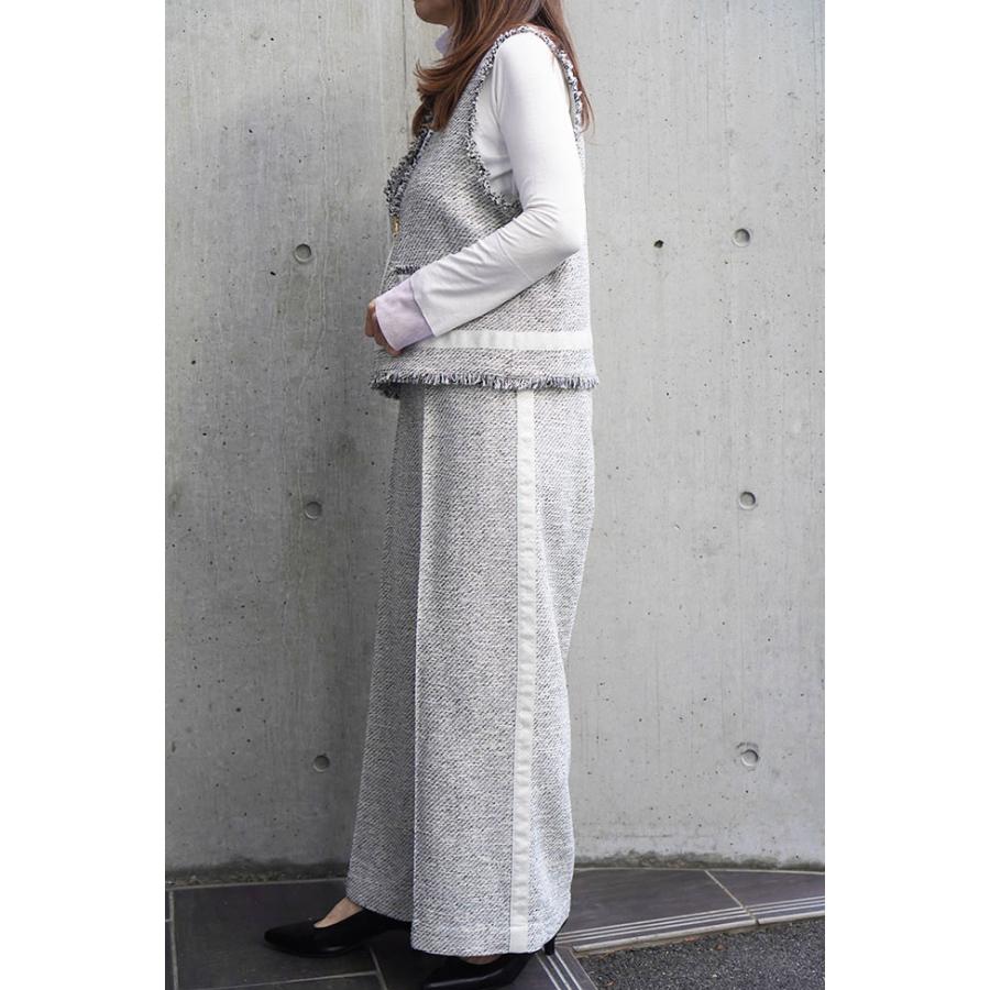 dignite collier ディニテコリエ レディース ツイード ラインパンツ カジュアル オケージョン 80267010 | Dignite collier | 05