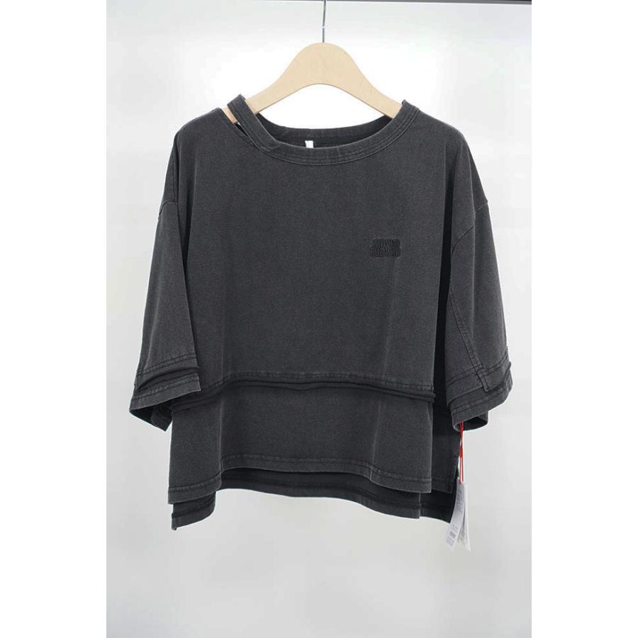 DigniteCollier ディニテコリエ レディース 5分袖 カットソー 切り替えTシャツ 春夏 80268131 | Dignite collier | 09