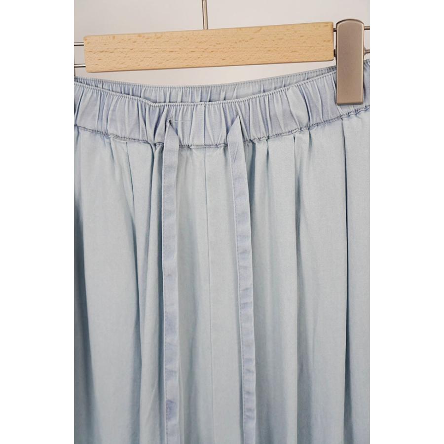 DigniteCollier ディニテコリエ テンセルデニムタックパンツ デニムパンツ テンセルパンツ 春夏 セットアップ可 80268227の画像