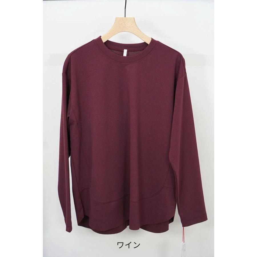 Dignite collier ディニテコリエ 裾切替 長袖カットソー レディース ストレッチ バックスリット 全10色 春秋冬 80990210 | Dignite collier | 14