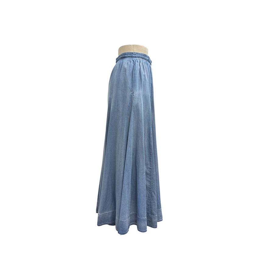 【30％OFF】ayane アヤン レディーススカート シアーデニム フレア スカート 春夏 春 夏 デニムスカート 涼しい おしゃれ 大人かわいい 816303 | ayane | 02